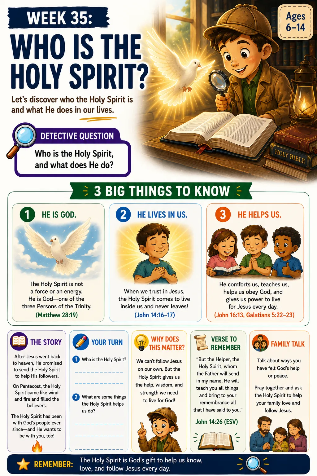 Week 35 — Who Is the Holy Spirit?